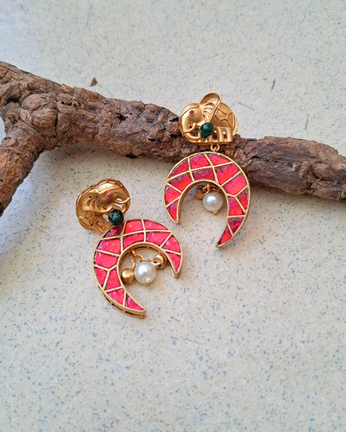 Paarijat Brass Earrings