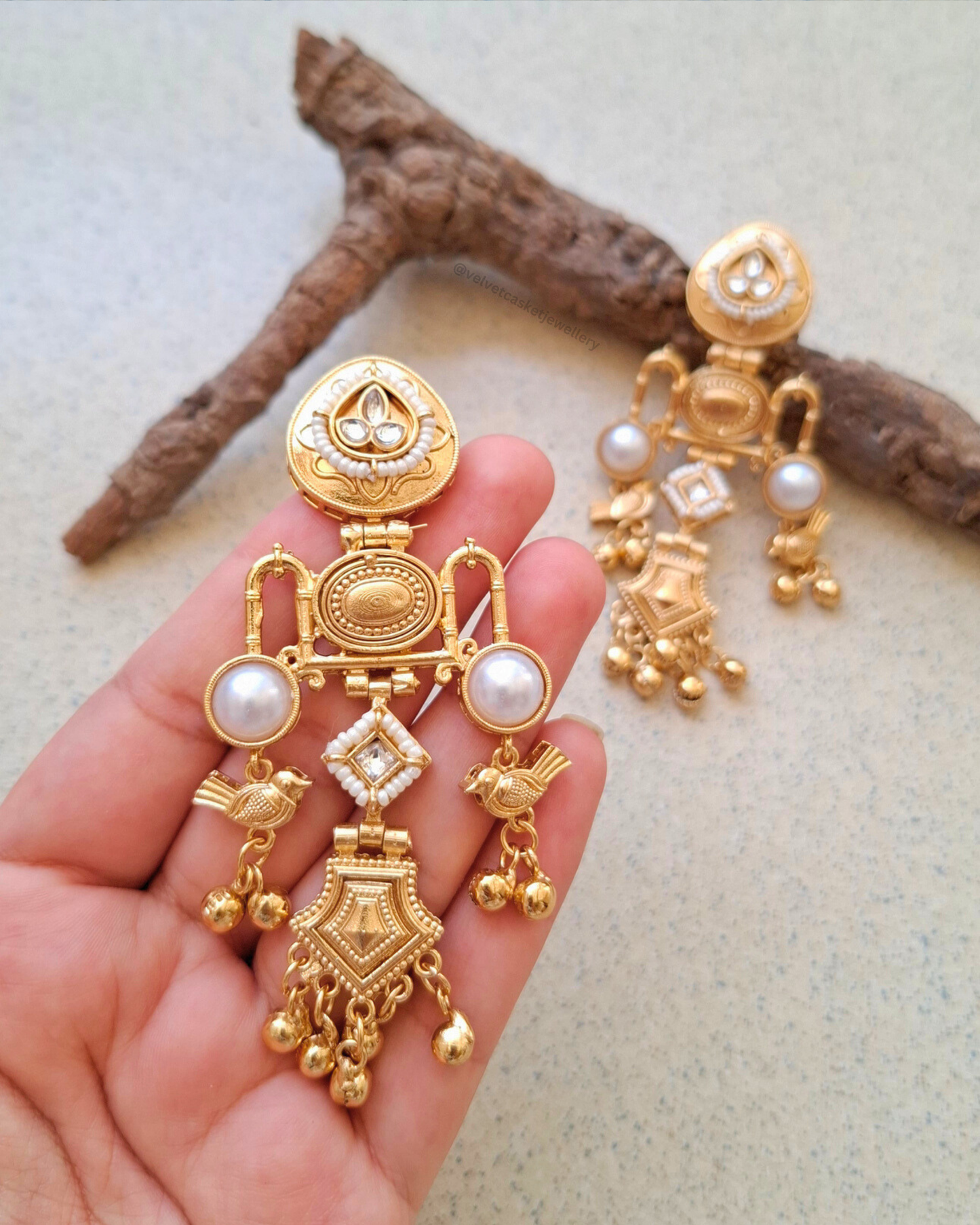 Takshi Brass Earrings