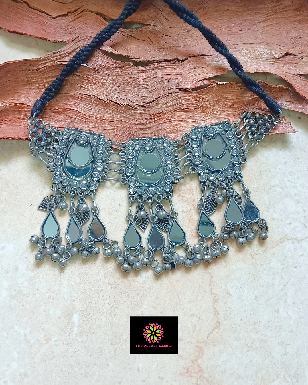 Chandrika Mirror Necklace Set