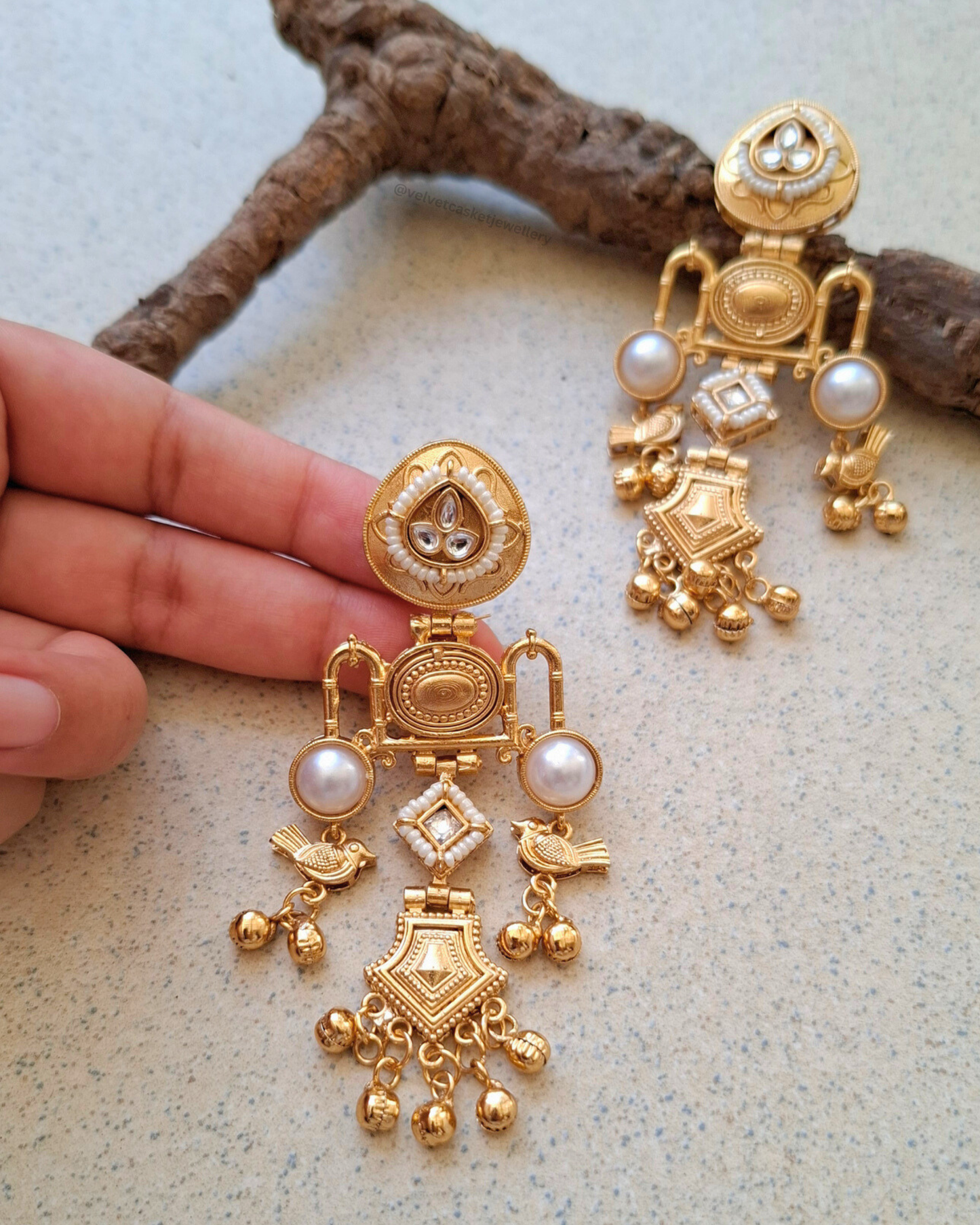 Takshi Brass Earrings