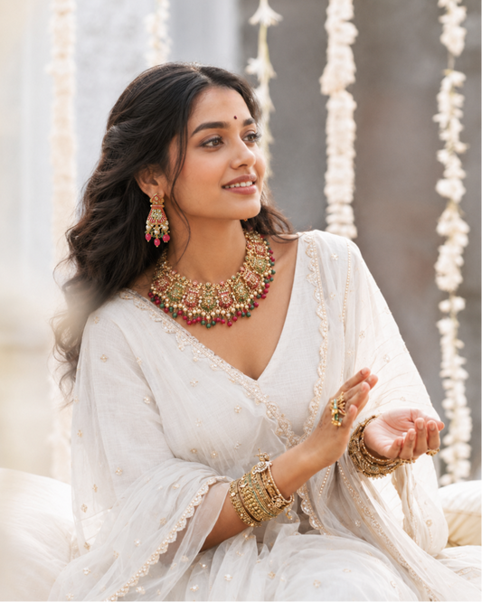 Inaara Meenakari Necklace Set