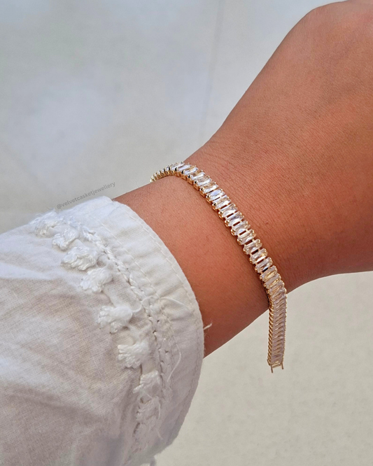 Zuri Tennis Bracelet ( Anti Tranish )