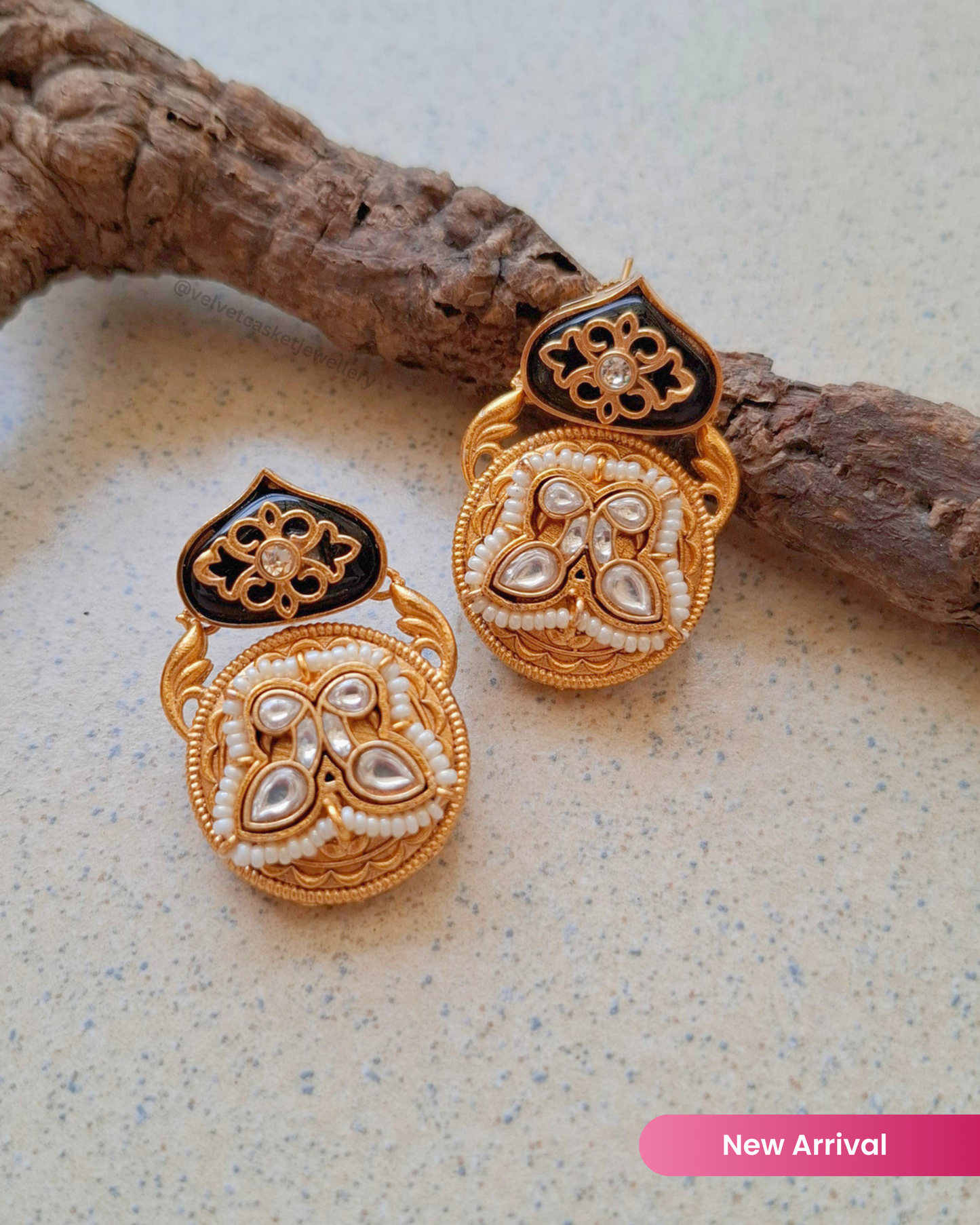 Padma Brass Earrings