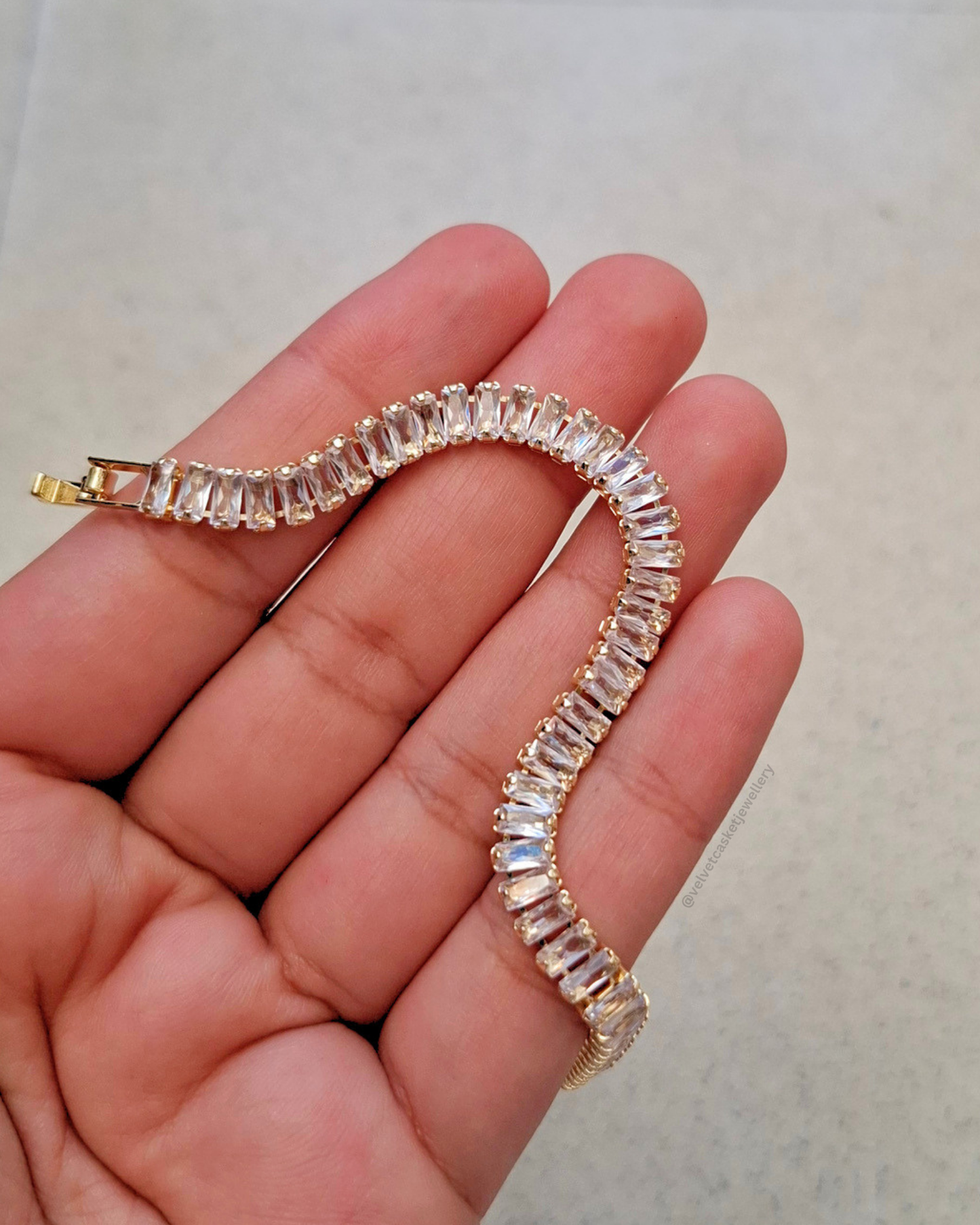 Zuri Tennis Bracelet ( Anti Tranish )