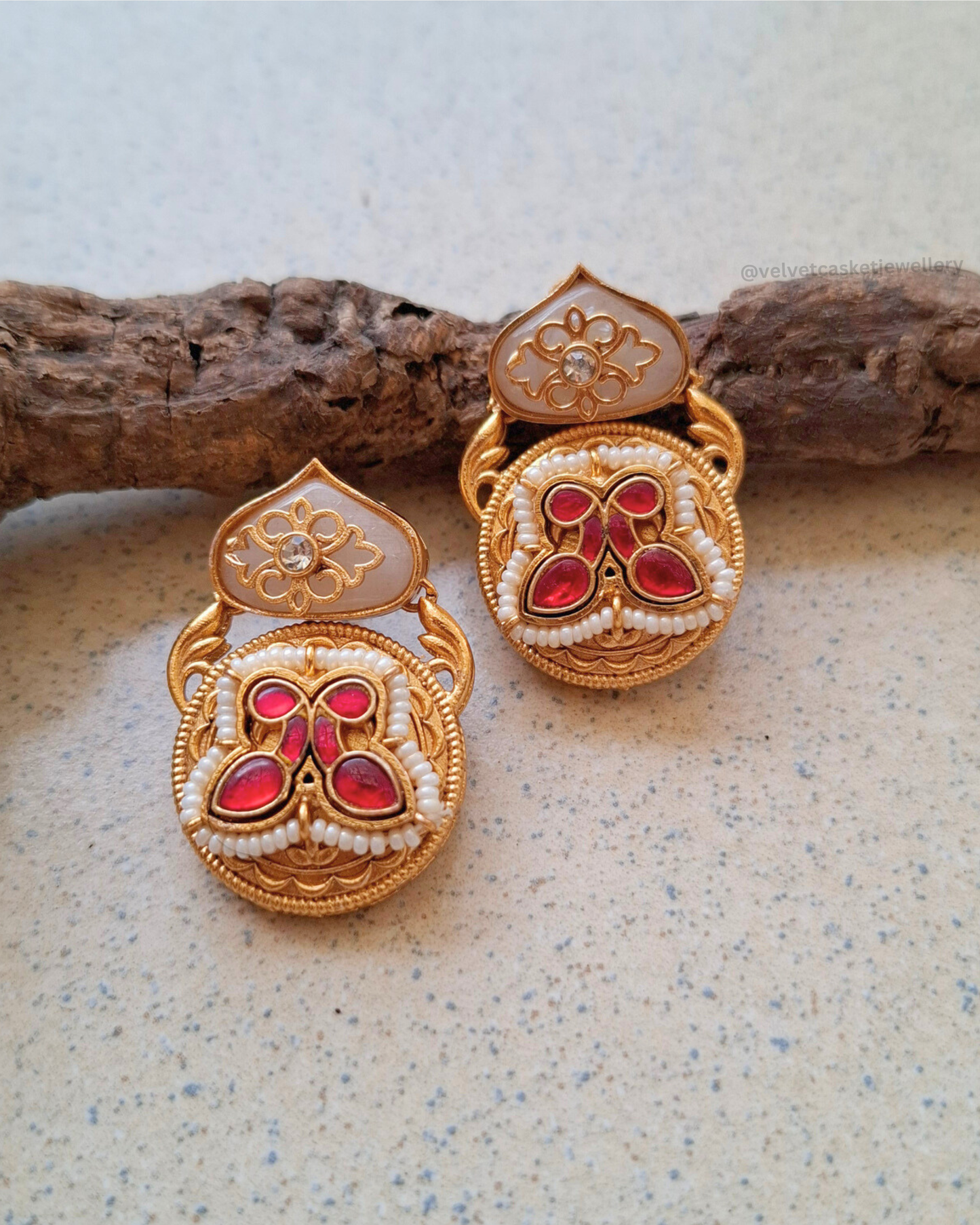 Padma Brass Earrings