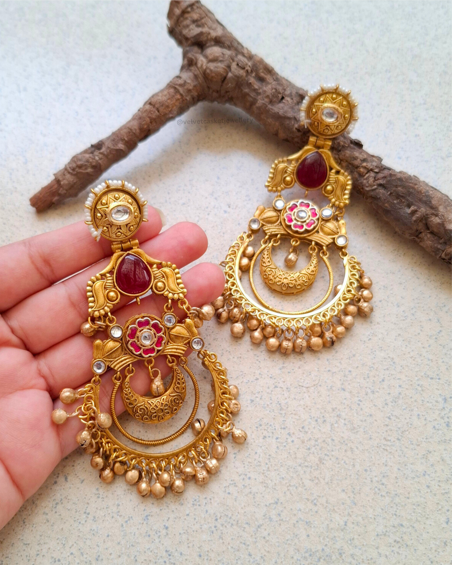 Maeri Brass Earrings