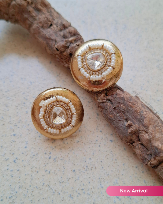 Ekani Brass Earrings