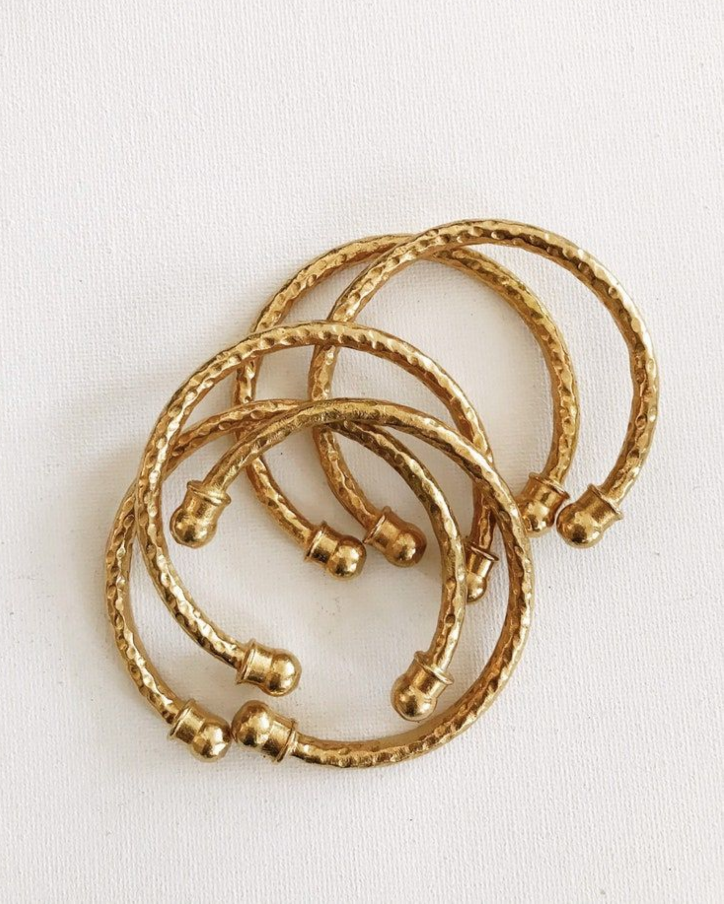 Punarv Brass Hammered Kadas