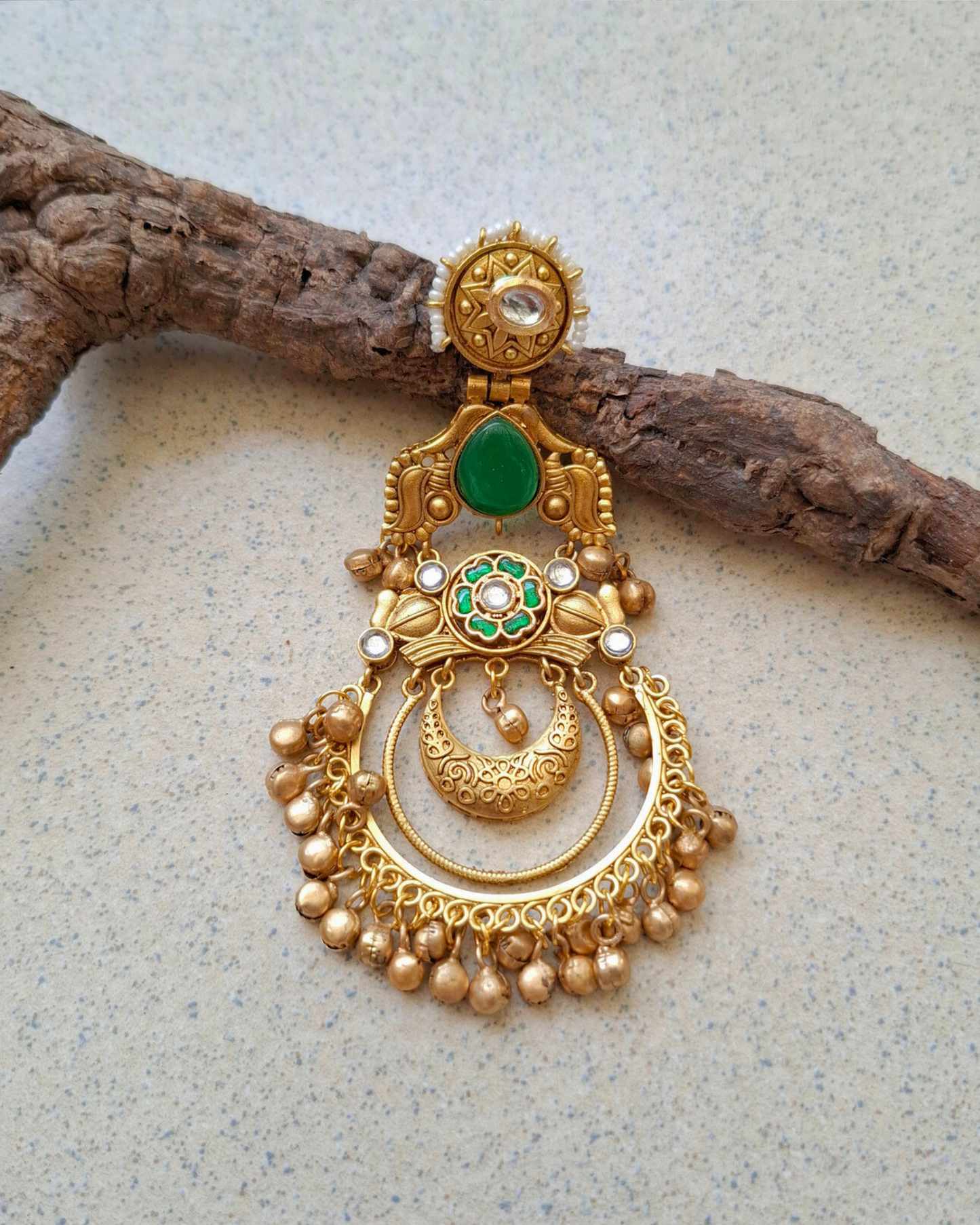 Maeri Brass Earrings