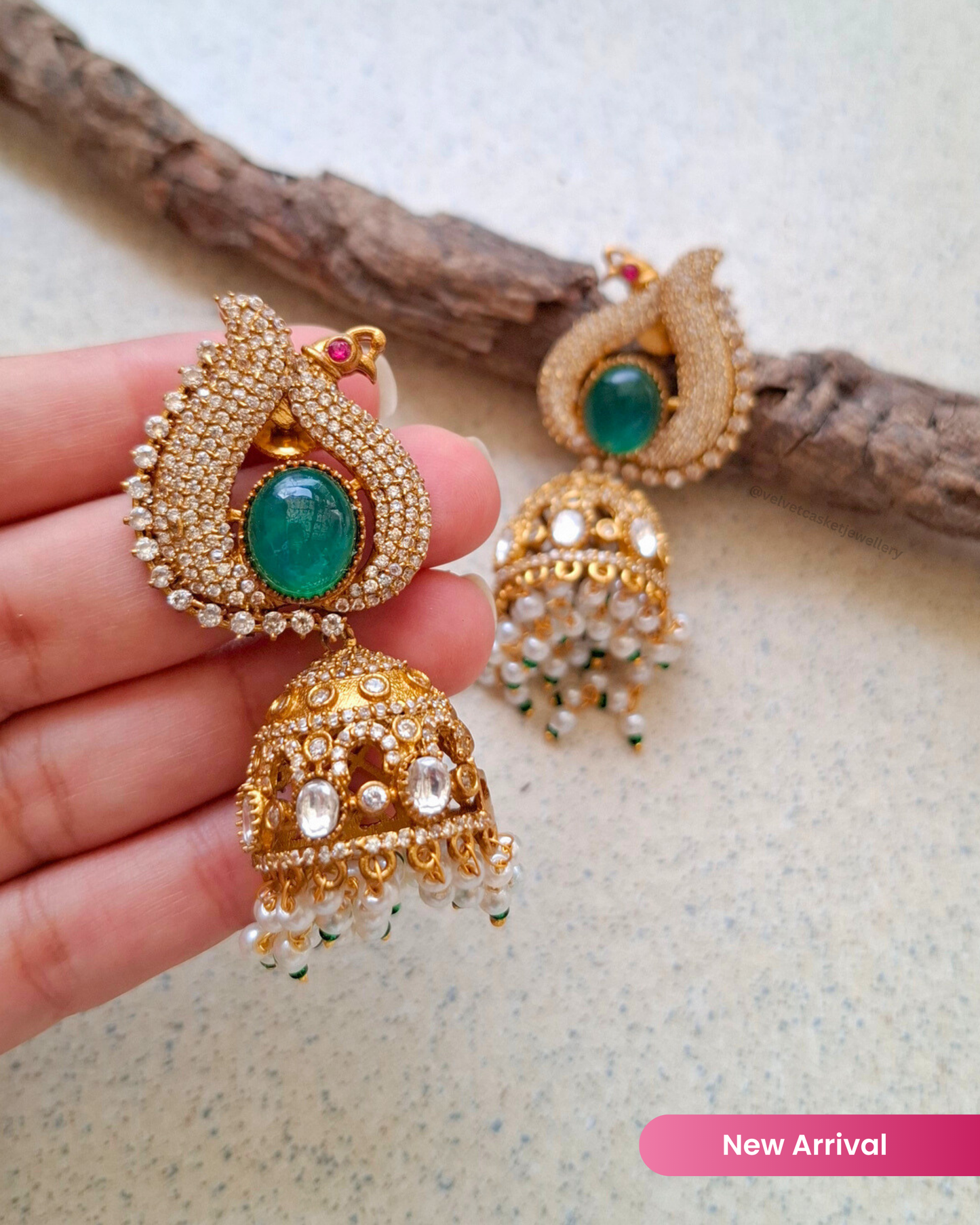 Mythri Brass Earrings