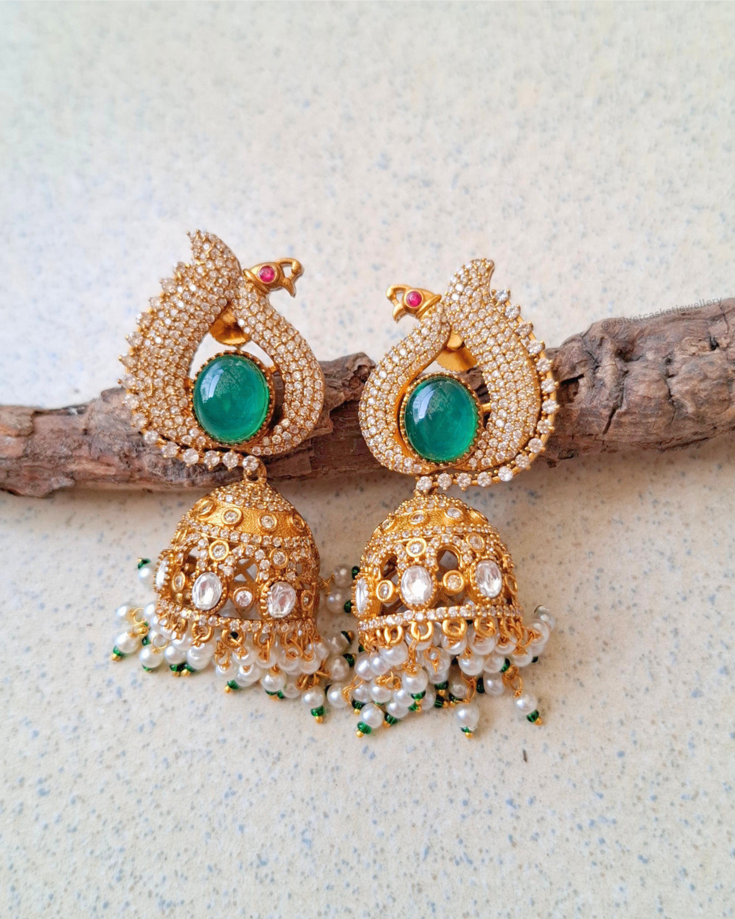 Mythri Brass Earrings