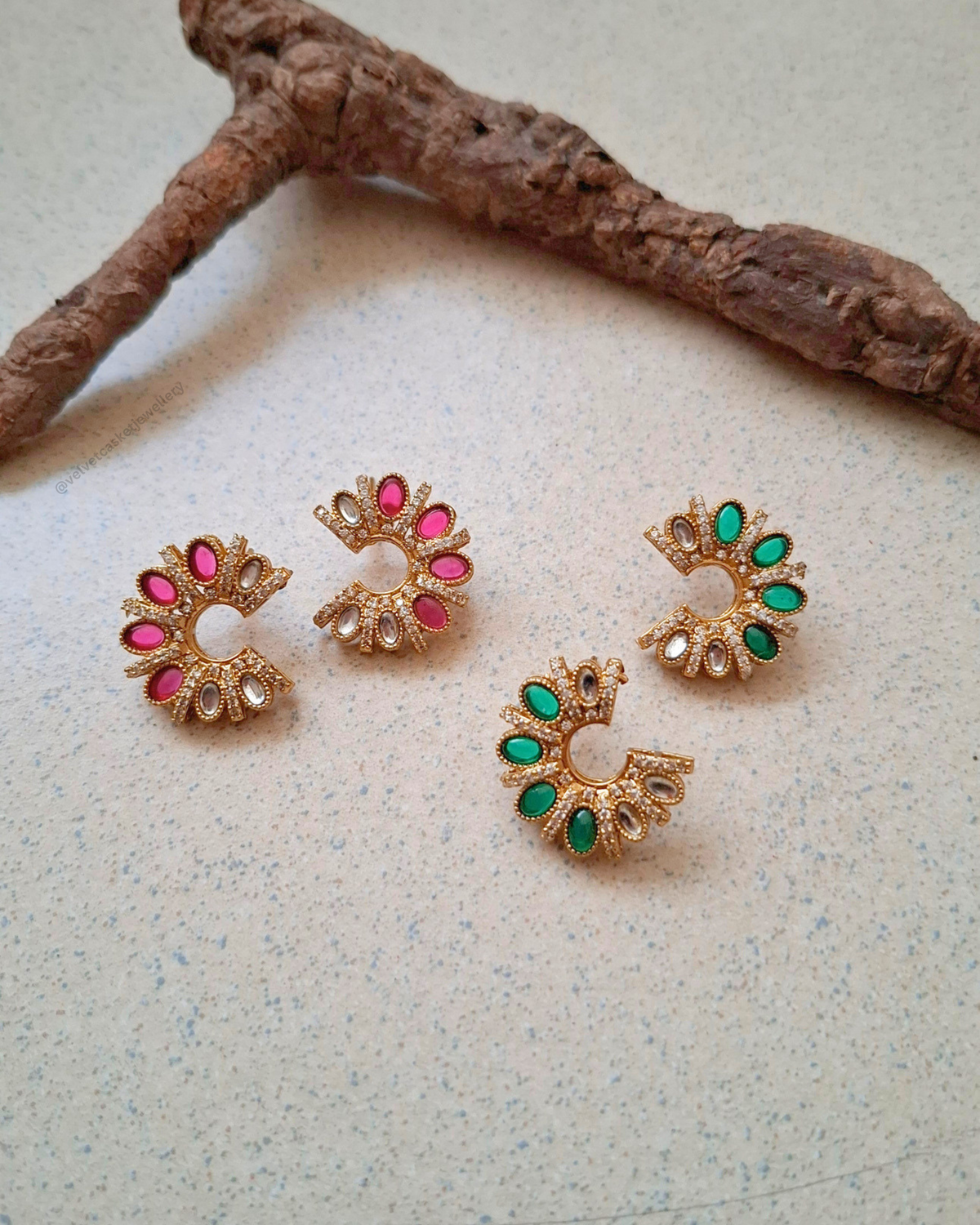 Heer Brass Earrings