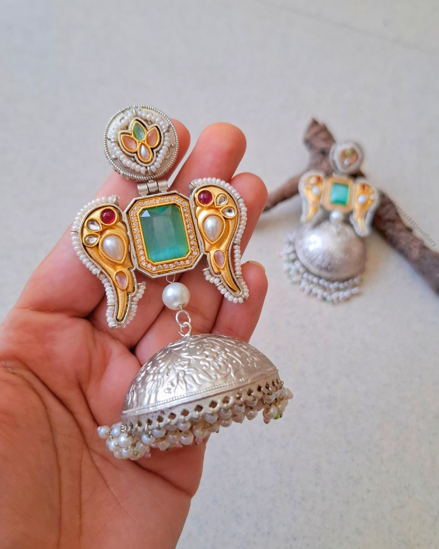 Toria Brass Earrings