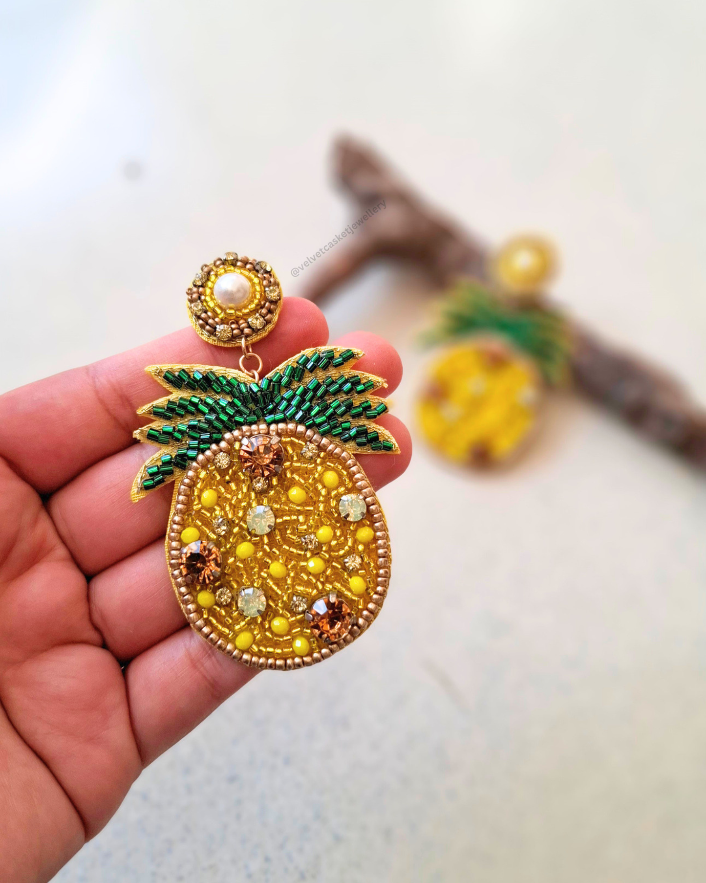 Tropical Pineapple Earrings