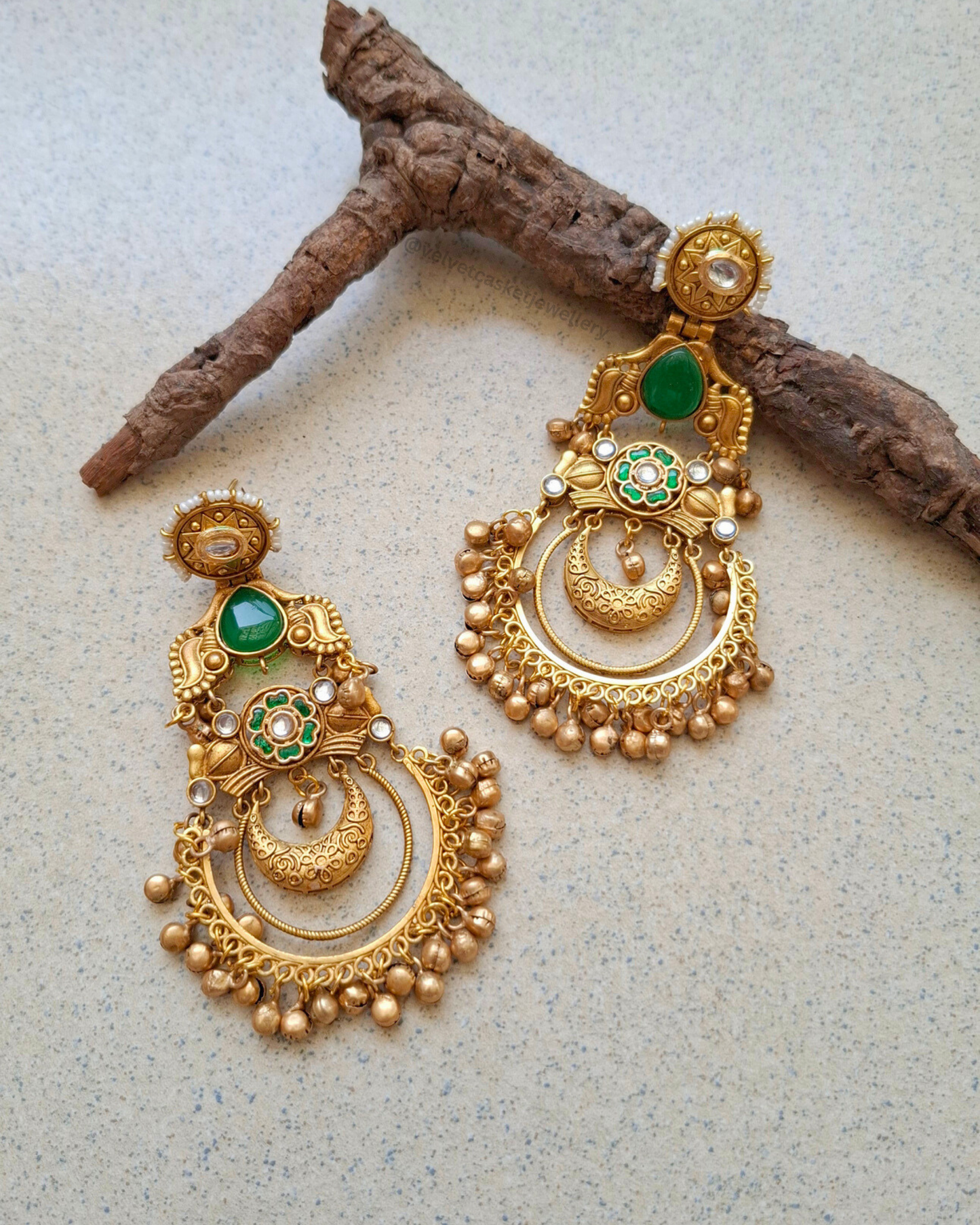 Maeri Brass Earrings