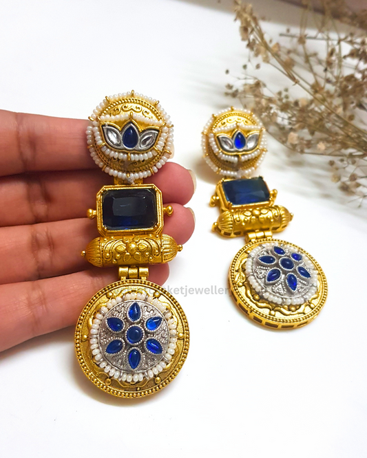 Driti Brass Earrings