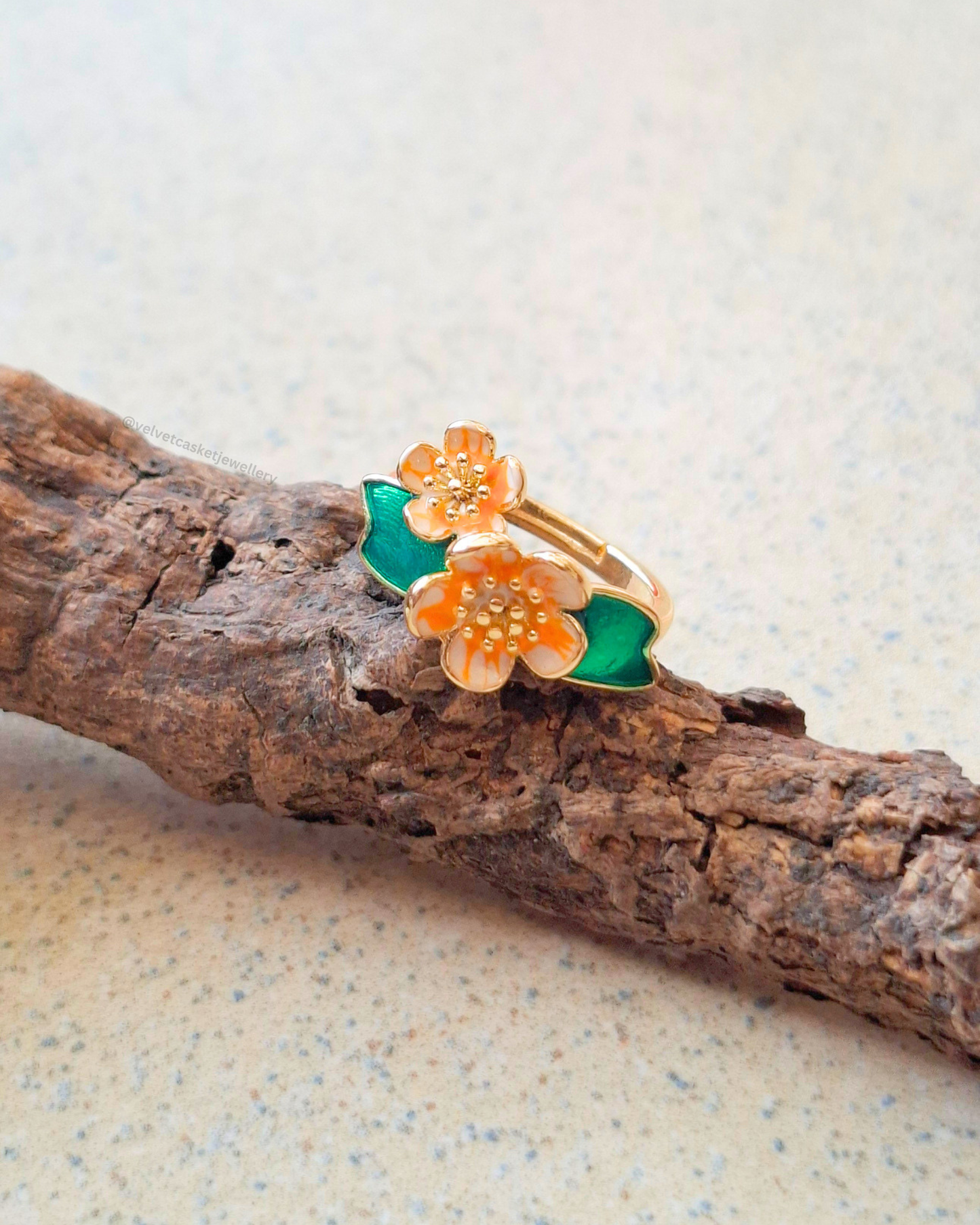 Reet Adjustable Ring (Anti - Tarnish)