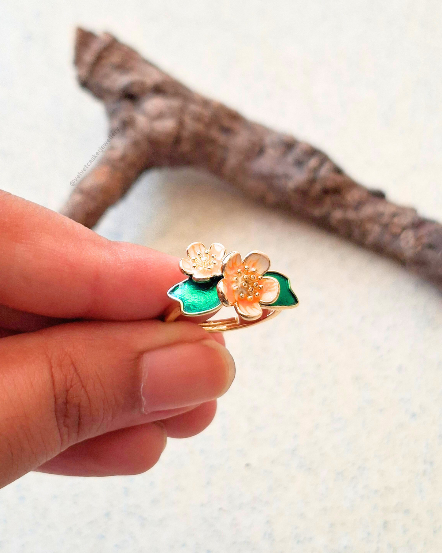 Reet Adjustable Ring (Anti - Tarnish)
