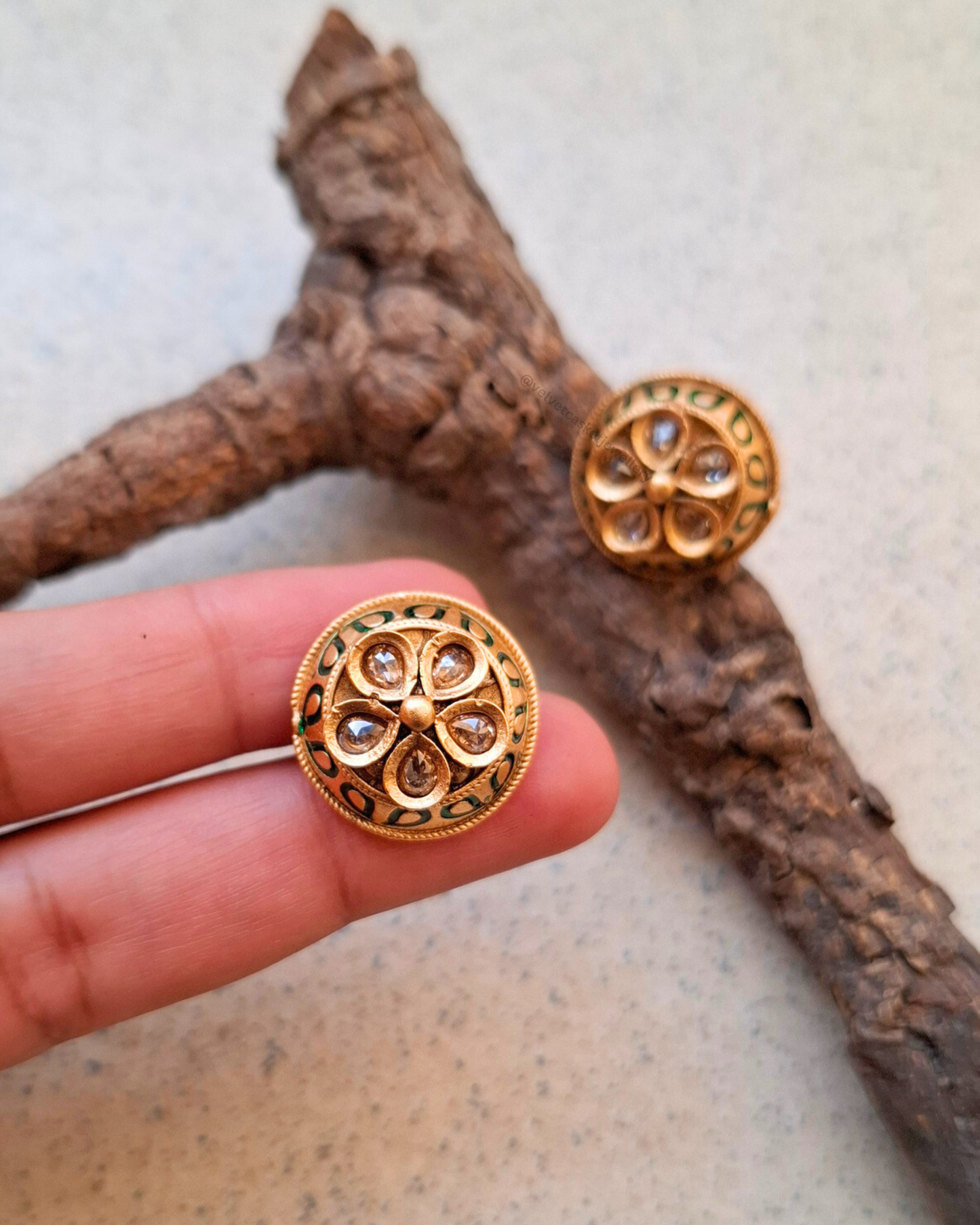 Dusha Copper Studs