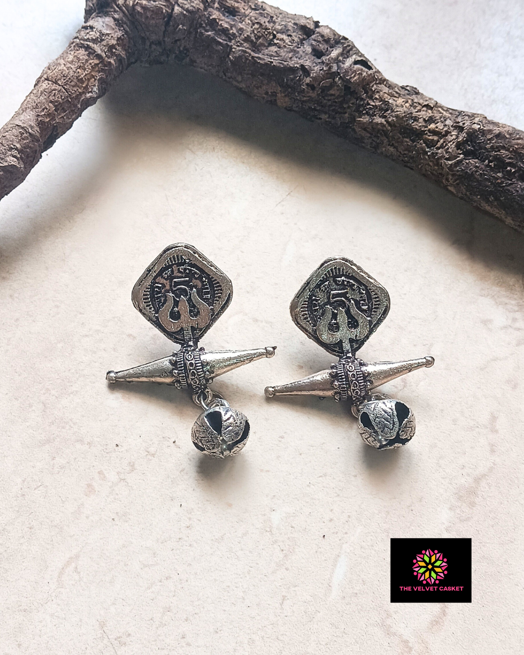 5 Paisa Trishul Earrings