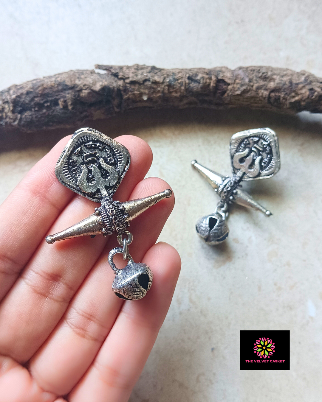 5 Paisa Trishul Earrings