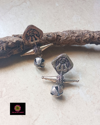 5 Paisa Trishul Earrings