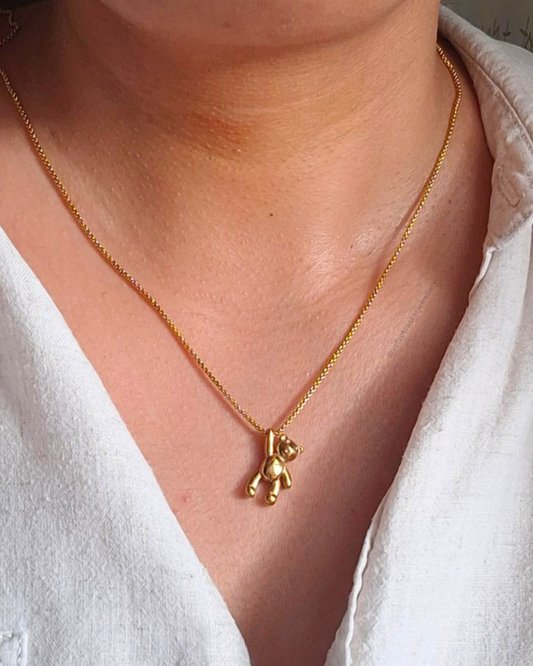 Mr Bean - Teddy Pendant ( Anti Tranish )