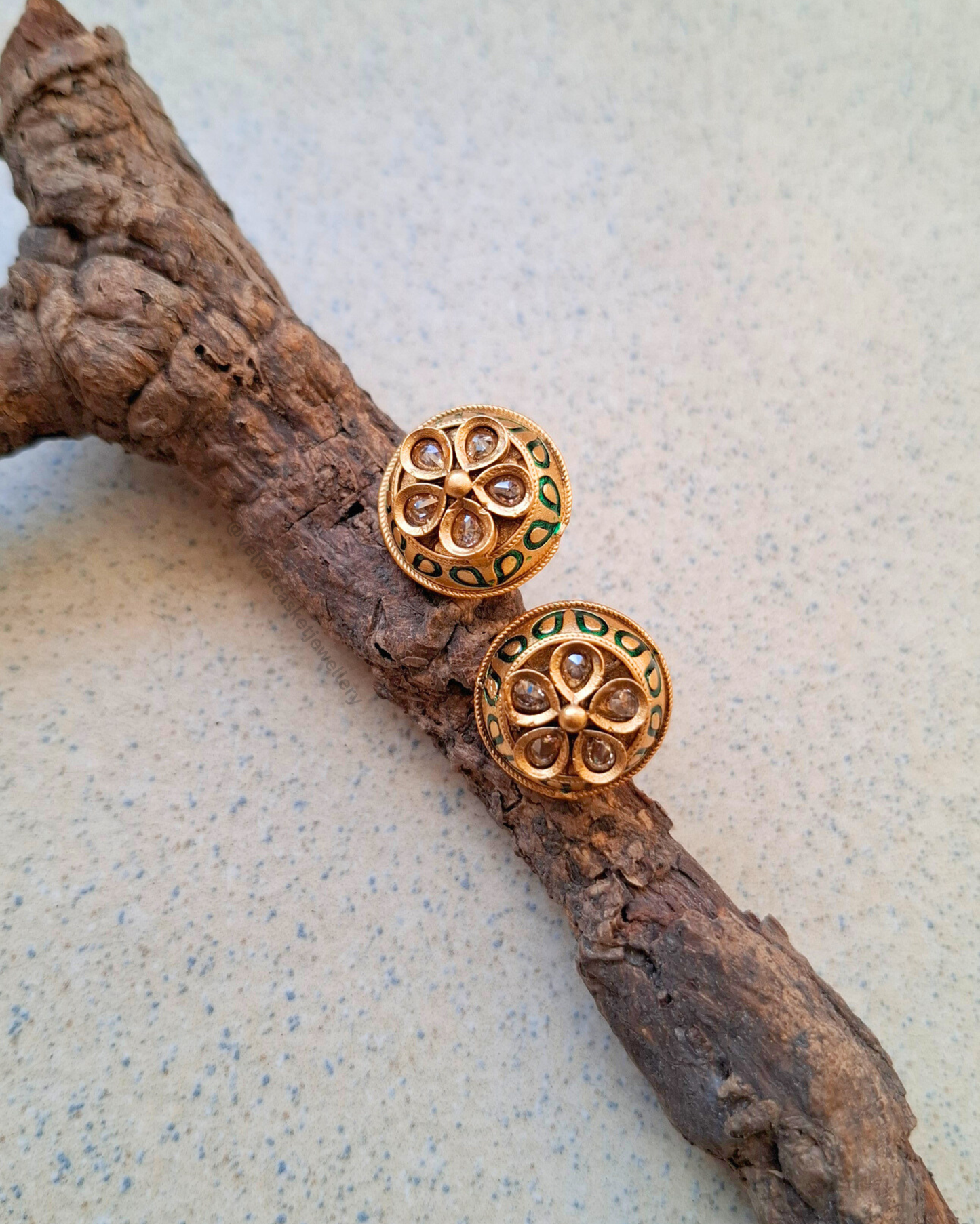 Dusha Copper Studs