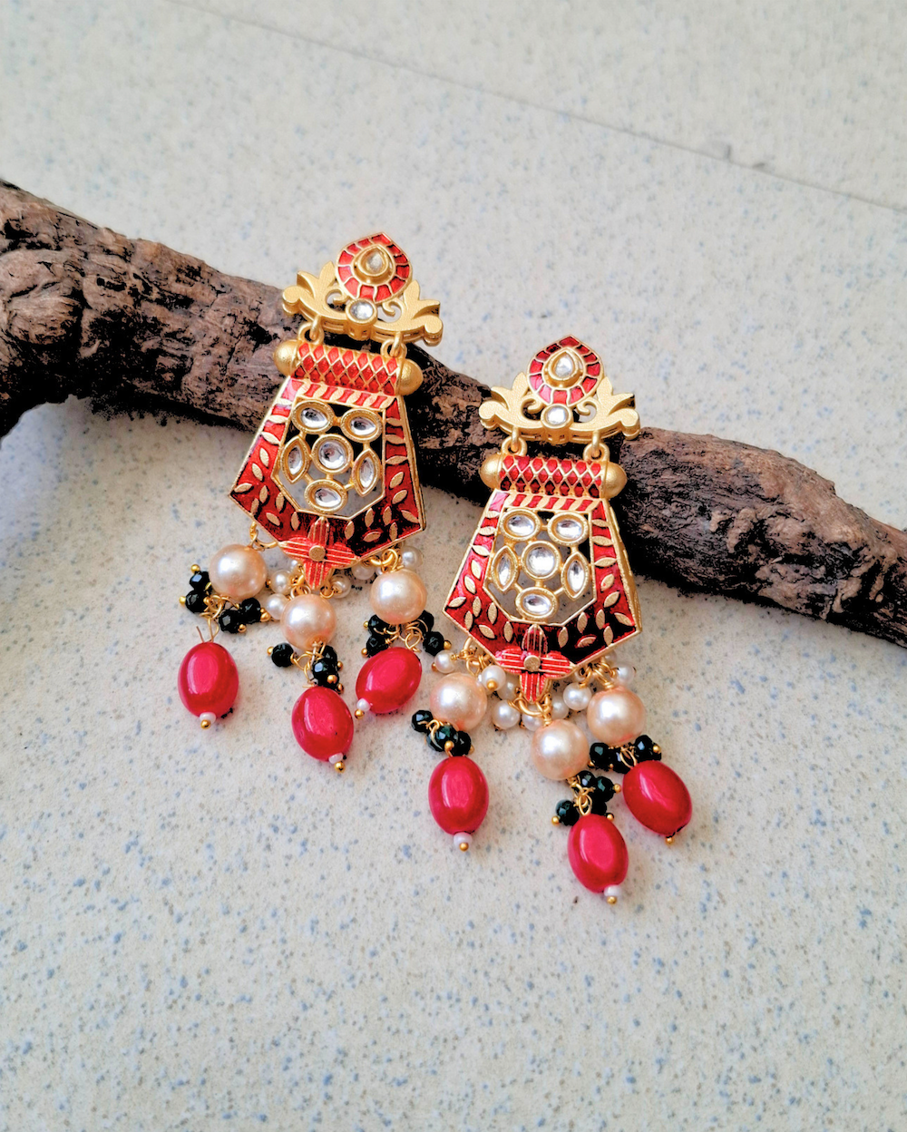 Inaara Meenakari Necklace Set
