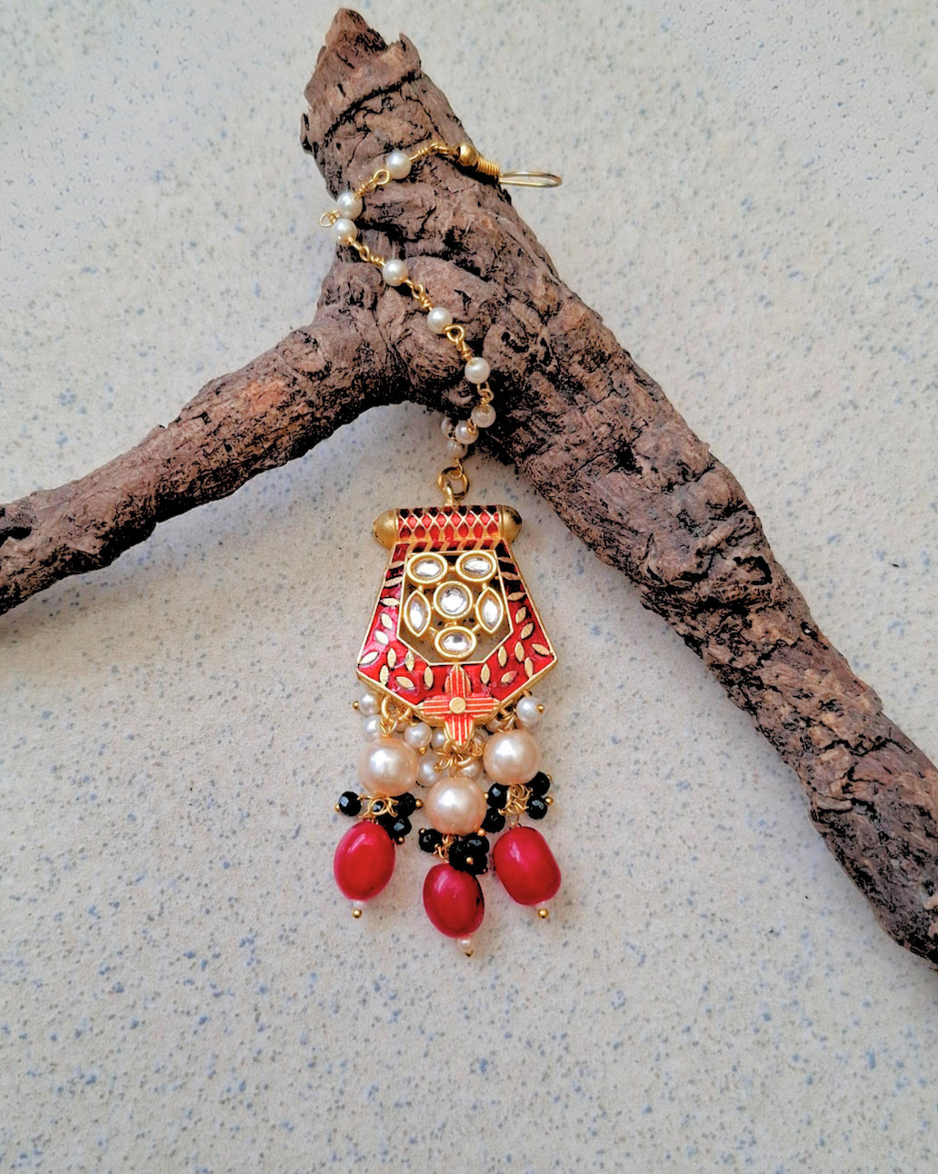 Inaara Meenakari Necklace Set