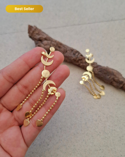 Kaashvi Brass Earcuffs