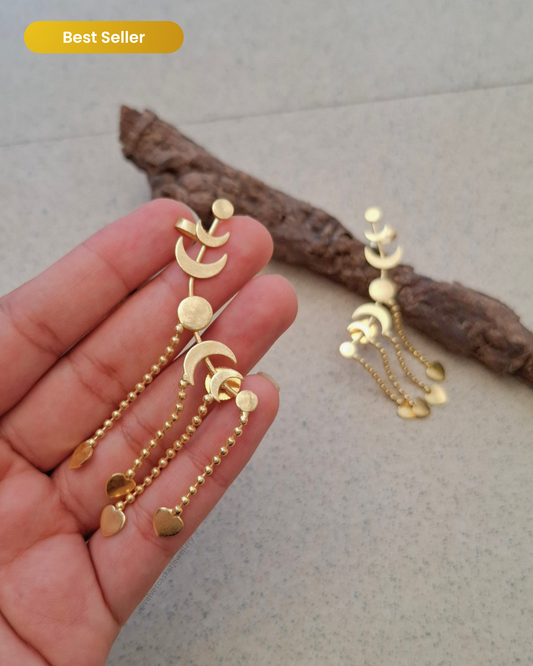 Kaashvi Brass Earcuffs