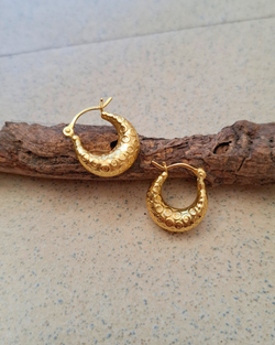 Aurelia Brass Hoops